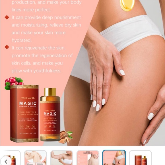 Magic Luxury Body Oil - Red - Picture 2 of 11